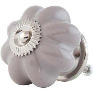 Pomello per mobili a forma di fiore 4 cm - vari disegni