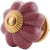 Pomello per mobili a forma di fiore 4 cm - vari disegni
