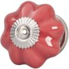 Pomello per mobili a forma di fiore 4,5 cm - vari disegni