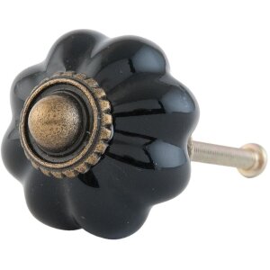Pomello per mobili a forma di fiore 3 cm - vari disegni