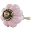 Pomello per mobili a forma di fiore 3 cm - vari disegni