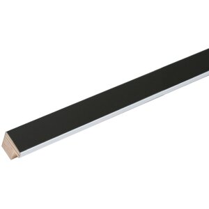 Cornice per quadri in legno bianco e nero S43AL