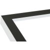 Cornice per quadri in legno bianco e nero S43AL