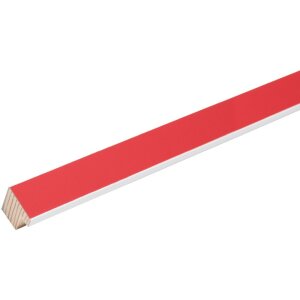 Cornice per quadri in legno rosso-bianco S43AL
