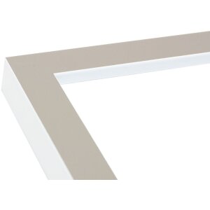 Cornice per quadri in legno grigio-bianco S43AL