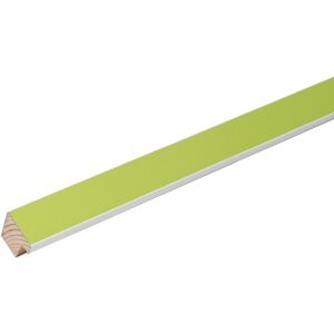 Cornice per quadri in legno verde-bianco S43AL