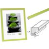 Cornice per quadri in legno verde-bianco S43AL