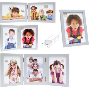 Deknudt Portafoto in legno s68fd1 argento