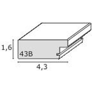 Cornice per quadri in legno bronzo S43BD
