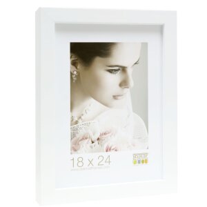 Cornice 3D in legno bianco S43DL