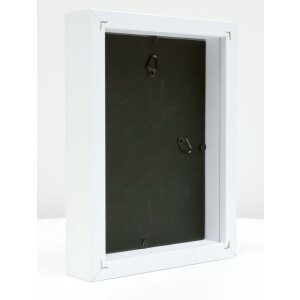 Cornice 3D in legno bianco S43DL