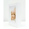 Cornice 3D in legno bianco S43DL