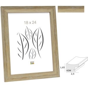 Cornice per quadri in plastica color rovere S43WF