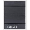 Cornice per foto in plastica nera S43WK