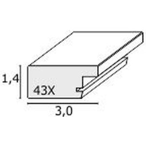 Cornice per foto in legno beige S43XF
