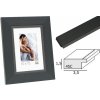 Cornice per foto in plastica nera S45CF