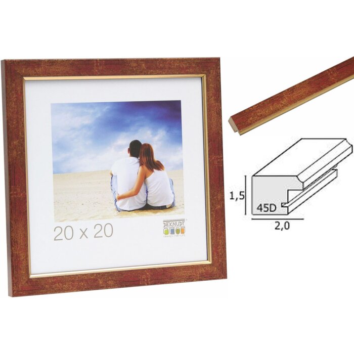 Cornice per quadri in legno rosso S45DB