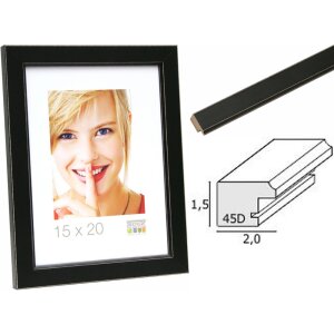 Cornice per quadri in legno nero S45DK