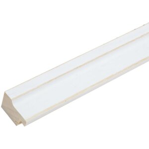 Cornice per quadri in legno bianco S45ES1