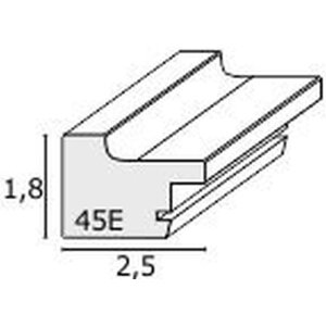 Cornice per quadri in legno bianco S45ES1