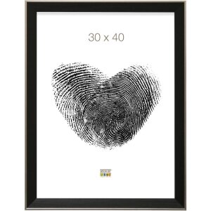 Cornice per foto in plastica nera S45FE2