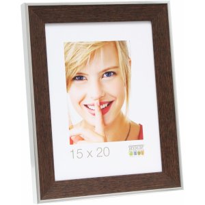 Cornice per foto in plastica marrone S45FE3