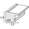 Cornice per foto in plastica marrone S45FE3