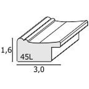 Cornice per quadri in legno grigio S45LF7