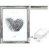 Deknudt S45ND1 cornice in plastica argento da 10x15 a 40x60 cm
