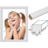 Cornice per quadri in legno bianco S45PK1
