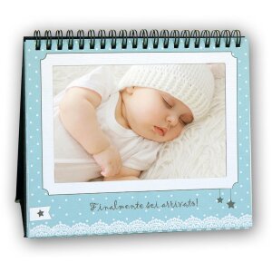 Supporto da tavolo Bimbo I - 12 foto 10x15 cm