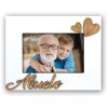 Portafoto Abuelo 10x15 cm bianco