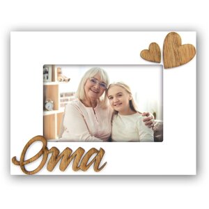 Portafoto Granny 10x15 cm bianco