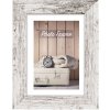 Nelson cornice di legno 20x20 cm bianco antico