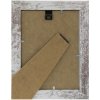 Nelson cornice di legno 20x20 cm bianco antico