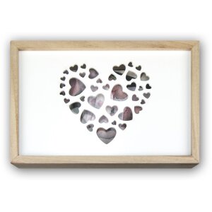 ZEP Love Scatola fotografica in legno USB + foto 13x18 cm