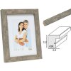 Cornice per quadri in legno grigio-beige S45RC7