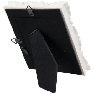 Clayre & Eef 2F0506 Cornice per foto - 10x2x12 cm - 6x9 cm bianco sporco