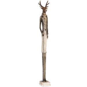 Decorazione Cervo Clayre & Eef 4PR0045 - 12x12x92 cm...