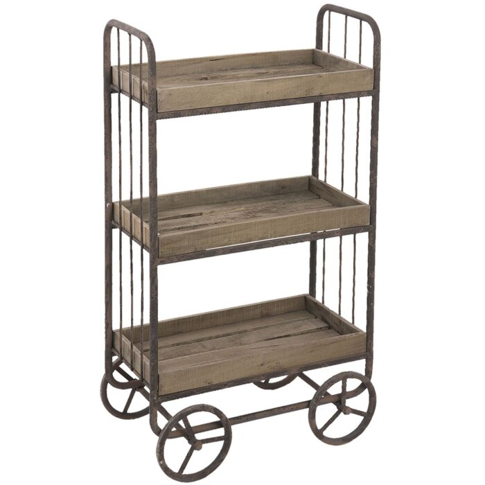 Scaffale Clayre & Eef 50284 - 51x26x94 cm marrone
