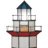 Lampada Tiffany Faro grande Clayre & Eef 5LL-1166 - 21x56 cm 2x E14 / max 25w rosso