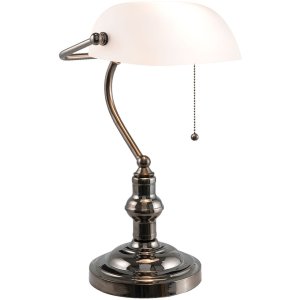 Lampada da tavolo bianca Clayre & Eef 5LL-5100W - 27x23x42 cm E27 - Max. 1x 60Watt bianco