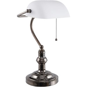 Lampada da tavolo bianca Clayre & Eef 5LL-5100W - 27x23x42 cm E27 - Max. 1x 60Watt bianco