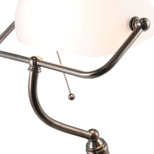 Lampada da tavolo bianca Clayre & Eef 5LL-5100W - 27x23x42 cm E27 - Max. 1x 60Watt bianco