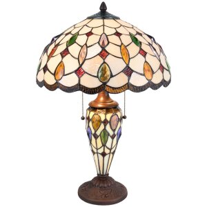 Lampada da tavolo Tiffany Clayre & Eef 5LL-5182 -...