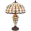 Lampada da tavolo Tiffany Clayre & Eef 5LL-5182 - Ø 40x60 cm E27- Max.2x60 W - E14 - Max.1x15W multi