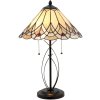 Lampada da tavolo Tiffany Clayre & Eef 5LL-5186 - Ø 40x60 cm - E27 - Max. 2x60 Watt multi
