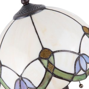 Lampada da tavolo Tiffany Clayre & Eef 5LL-5918 - Ø 30x50 cm - E27-max 2x40W multi