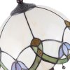 Lampada da tavolo Tiffany Clayre & Eef 5LL-5918 - Ø 30x50 cm - E27-max 2x40W multi