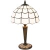 Lampada da tavolo Tiffany Clayre & Eef 5LL-5936 - Ø 25x43 cm - E27-max 1x40W bianco
